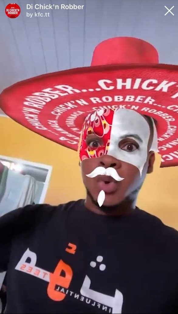 Augmented reality effect-KFC